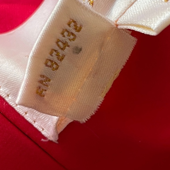 Marchesa Notte Red Silk Gown - Picture 7 of 9